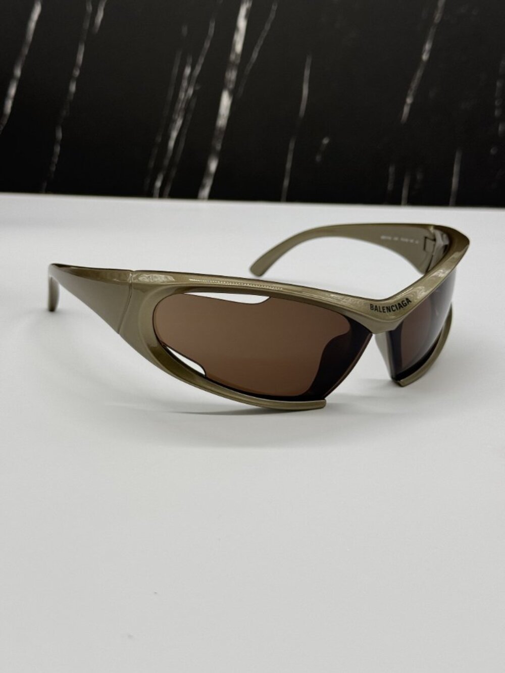 NEW BALENCIAGA BB0318S 004 BRONZE UNISEX SUNGLASSES BALENCIAGA EYEWEAR - Picture 6 of 10